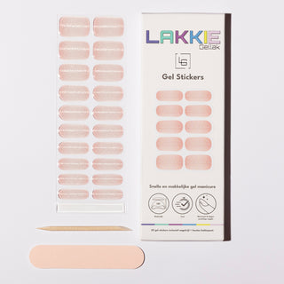 Sugar Coated_Gellak Nagel Stickers_Glitter nagels_LAKKIE Gellak