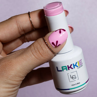 Summer nails nailart design_Cupcake Pink_Auburn Purple_LAKKIE Gellak
