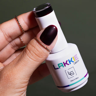 Velvet Wine_Donker rode gellak nagels_LAKKIE Gellak