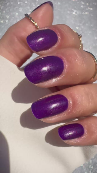 Purple Poison_paarse glitter gellak nagels_LAKKIE Gellak