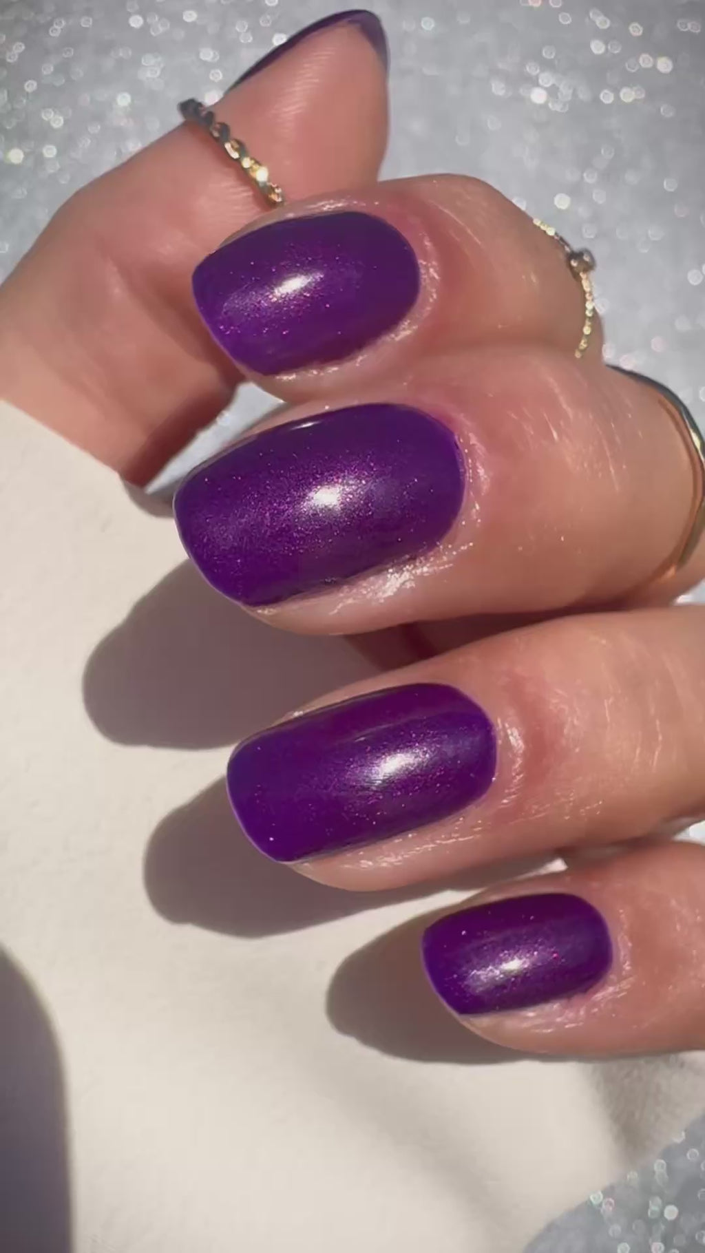 Purple Poison_paarse glitter gellak nagels_LAKKIE Gellak