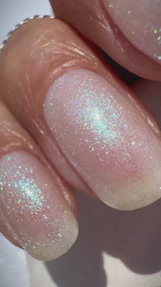 Salt Sheen_Witte glitter gellak_LAKKIE Gellak
