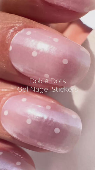 Dolce Dots - gel nagel stickers_LAKKIE Gellak_glazed polka dots