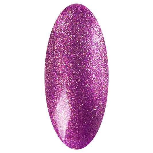 LAKKIE Sunset Purple is een paarse kleur gel nagellak met een gouden shimmer.