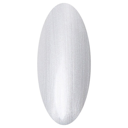LAKKIE White Pearl is een witte kleur gelnagellak, met een zilver parelmoer effect.