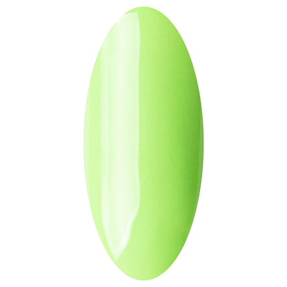 LAKKIE Daisy Field is een lichte neon kleur groen. Deze gellak is egaal van kleur. 