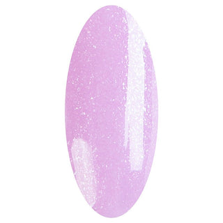 LAKKIE Shiny Lilac is een lila kleur gel nagellak, met daar doorheen een zilveren shimmer.