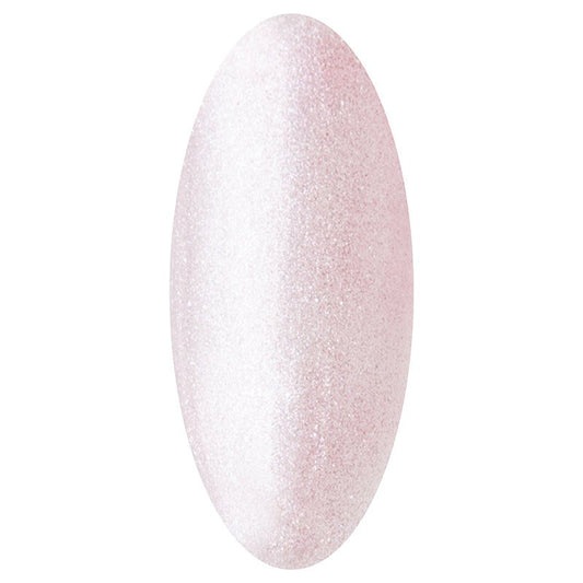 LAKKIE Ivory Pearl is een zachte parel kleurige glitter gel nagellak, met een zacht roze ondertoon. Het is een redelijk doorzichtige gellak met zilveren en zacht roze glitters.