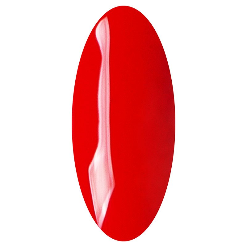 LAKKIE Valentine's Red is een fel rode gellak. Deze kleur heeft een goede dekking en is egaal van kleur.