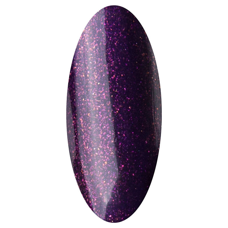 LAKKIE Twilight Purple is een donker paarse gel nagellak met een fijne paarse glitter er doorheen.