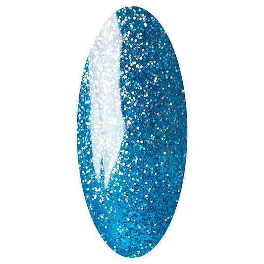 LAKKIE Blue Crystals is een blauwe glitter gellak. Deze gellak bestaat uit hele fijne blauwe glittertjes.