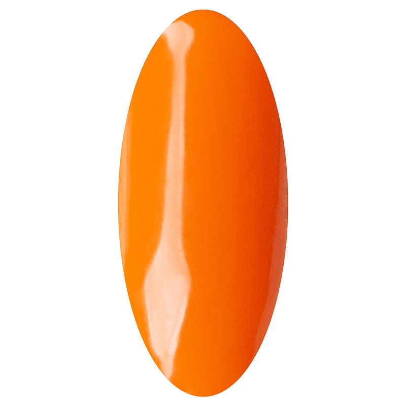 LAKKIE Marigold Orange is een oranje kleur gellak. Deze gellak is egaal van kleur. 
